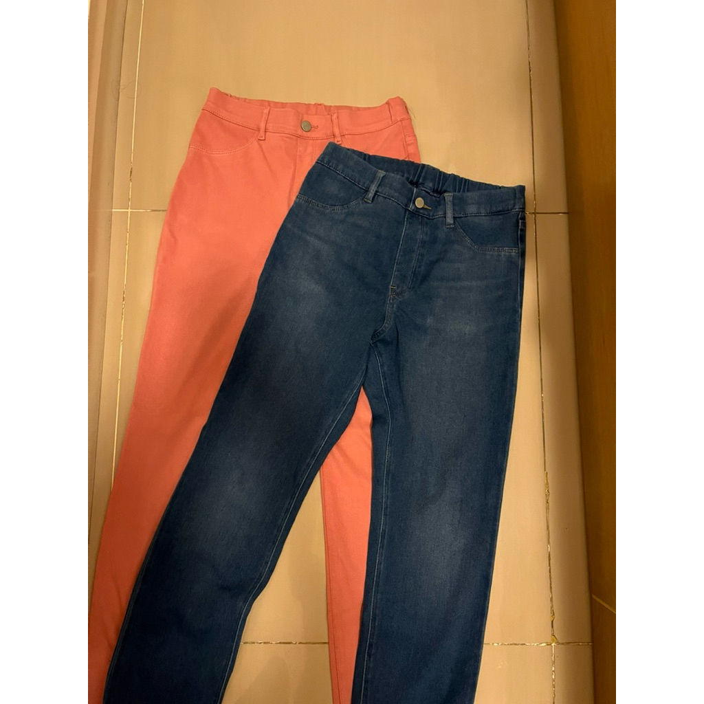 Preloved UNIQLO jeans legging kids 160