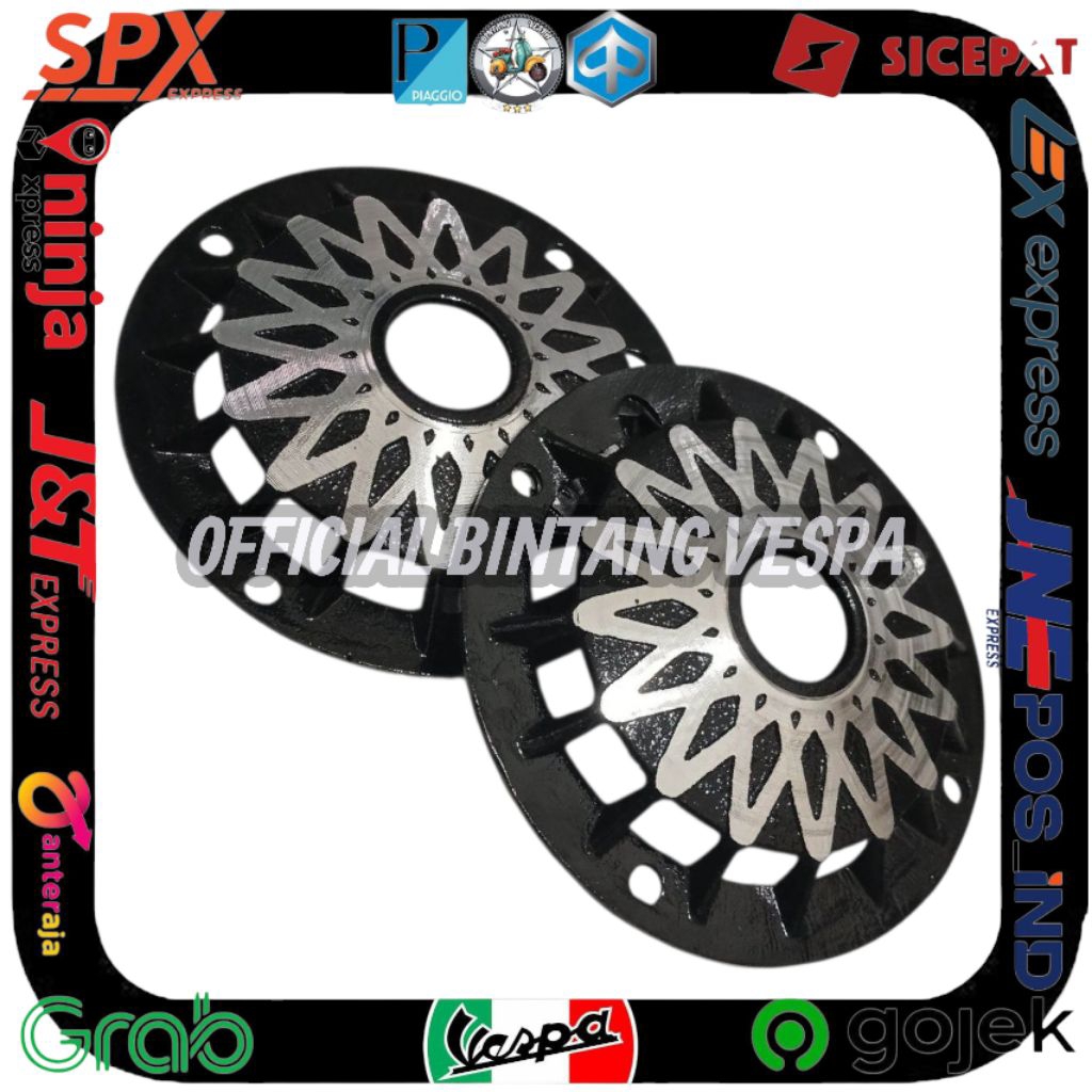 Wheeldop wildop dop blower ring 8 vespa super ps vbb bahan babet