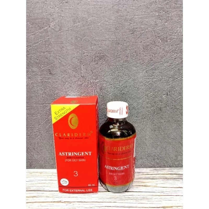 Clariderm Astringent 60ml for only skin ORI CLARIDERM ASTRINGENT