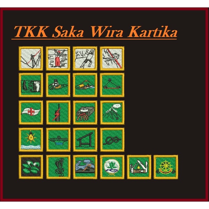 Badge TKK Saka Wira Kartika (bordir)