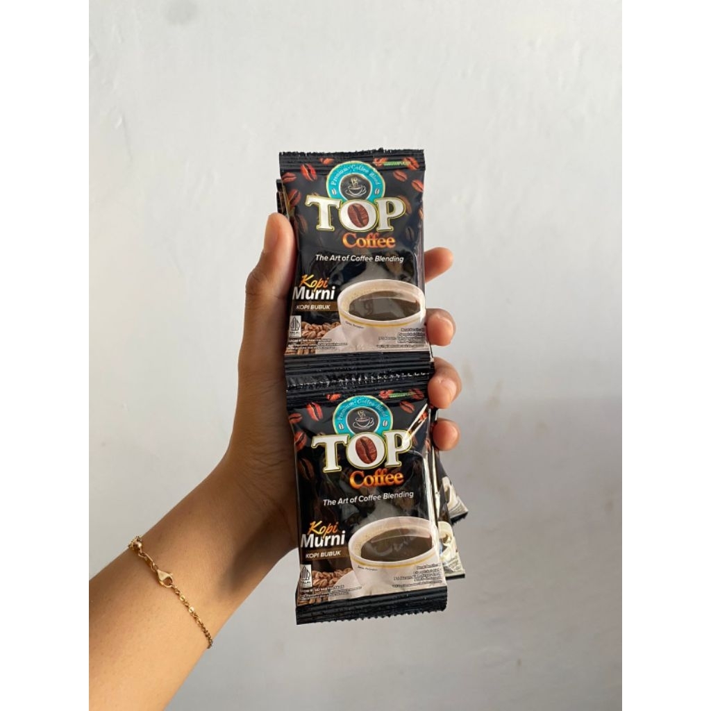 KOPI TOP RENCENG 10 SACHET - KOPI INSTAN NIKMAT HARGA GROSIR