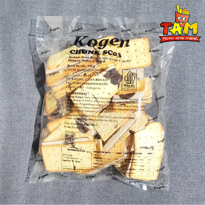 Biskuit Khong Guan CHUNK SC03 300g / Saltcheese Combo Broken Patahan Kogen - Tam Snack