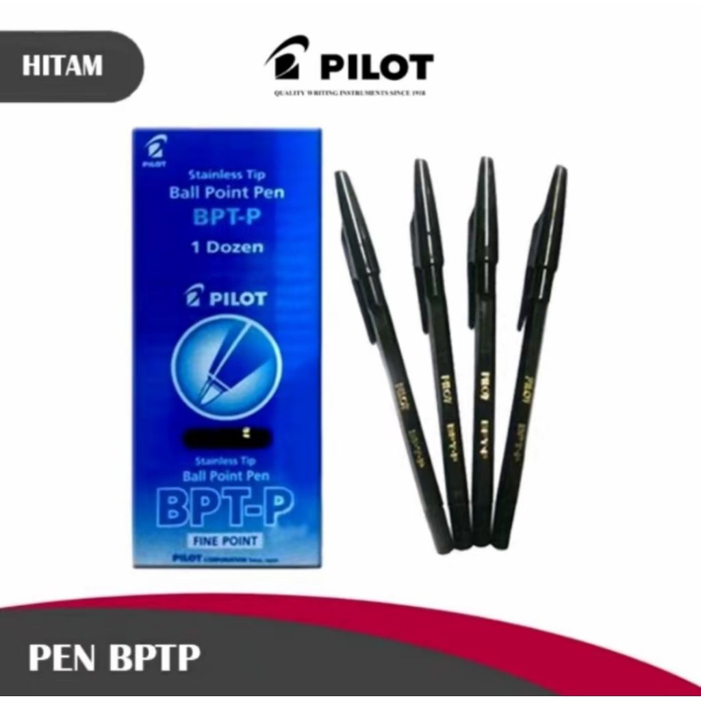 

Pulpen/Pena/Pen Pilot BTTP hitam Harga 12pcs