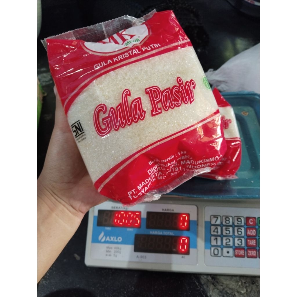 1000GRAM/ 1KG GULA PASIR KEMASAN PABRIKAN