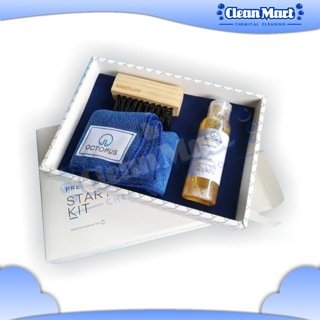 PAKET CUCI SEPATU MURAH / OCTOPUS /  STARTER KIT / PEMBERSIH SEPATU / SHOES CLEANER OCTOPUS
