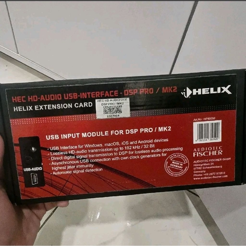 HEC Helix HD Audio USB Interface DSP PRO MK II MKII MK2 MK 2 (SECOND / 2ND)