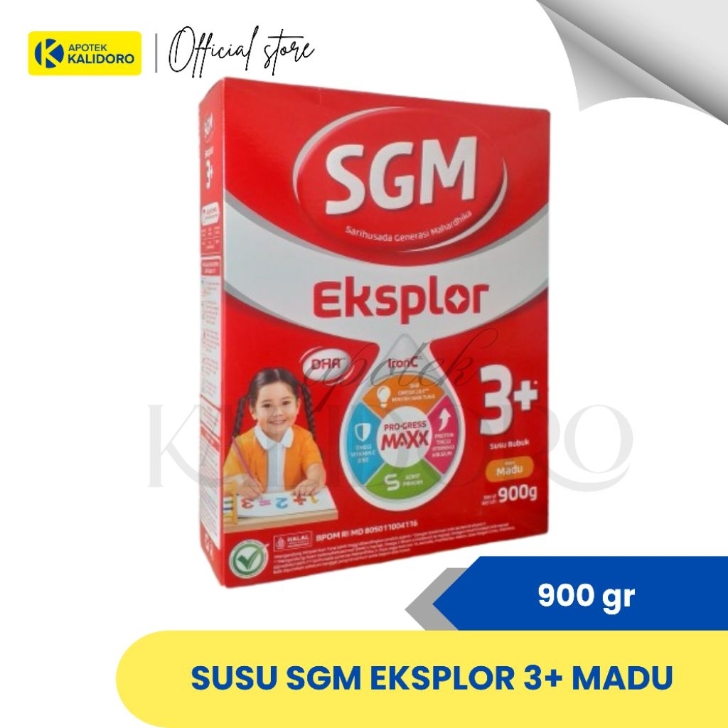 SGM 3+ 900 GRAM VARIAN RASA MADU / VANILA, EXP MASIH 2TAHUN, SUSU FORMULA ANAK USIA 3-5 TAHUN [LANGS