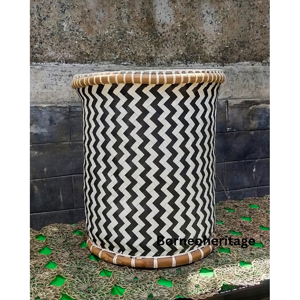 Keranjang plastik mix rotan