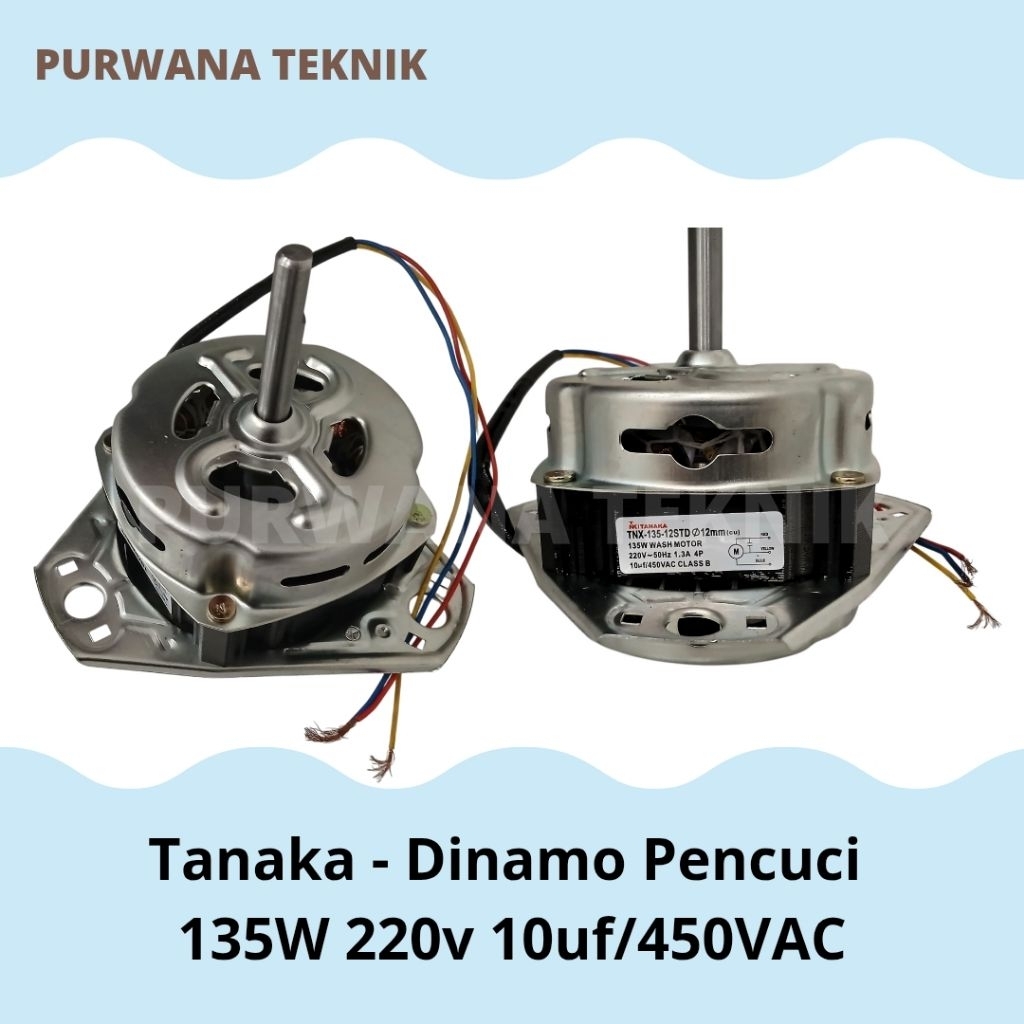 Tanaka - Dinamo Pencuci 135Watt 220v 10uf/450VAC AS 12" Umum Universal