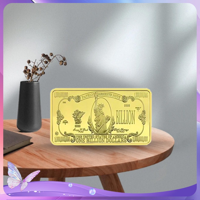 Koin Kolektor Nilai Tinggi Liberty 1 Juta USD Material Logam Berlapis Emas