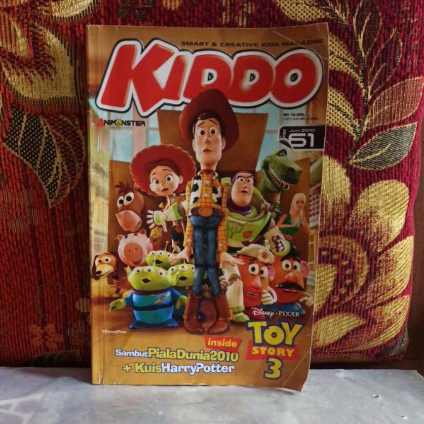 Majalah Original KIDDO ANIMONSTER EDISI 61 JUNI 2010 Bekas