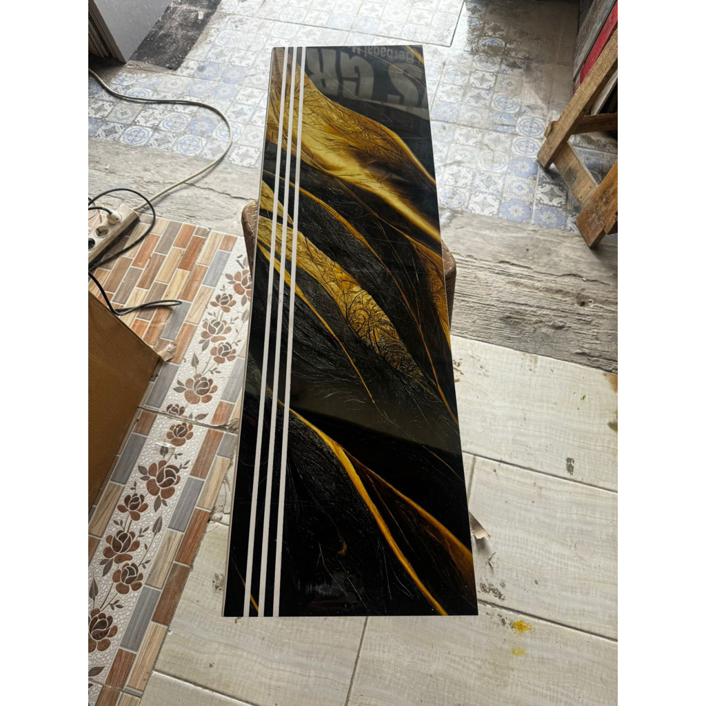 costume granit anak tangga motif hitam gold 30x80 sampai 30x120