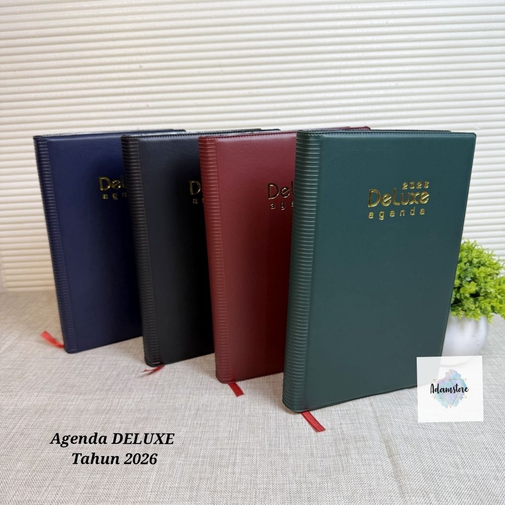 

Buku Agenda Deluxe tahun 2026 kertas hvs cream ukuran A5( terima cetak costume logo )