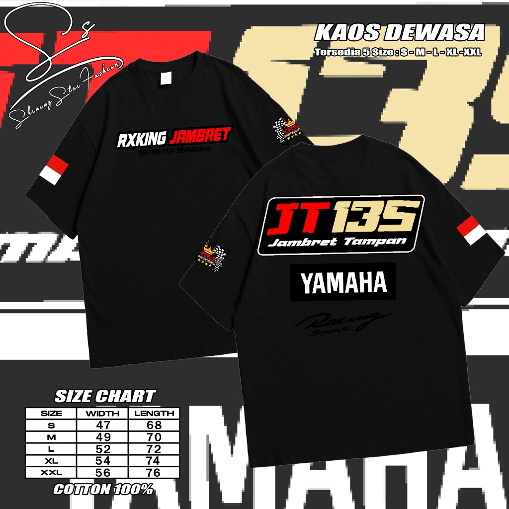 KAOS RX KING TERLARIS JAMBRET TAMPAN | T-SHIRT RXKING 2 STROKE LEGEND JT | Kaos Two Stroke 135cc - K