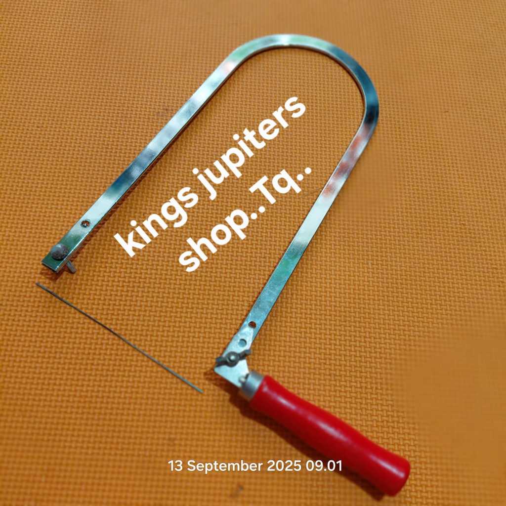 MANUAL GERGAJI TRIPLEX + MATA ( atau ECER MATA TEBAL TIPIS ) KAYU GERGAJI AKRILIK