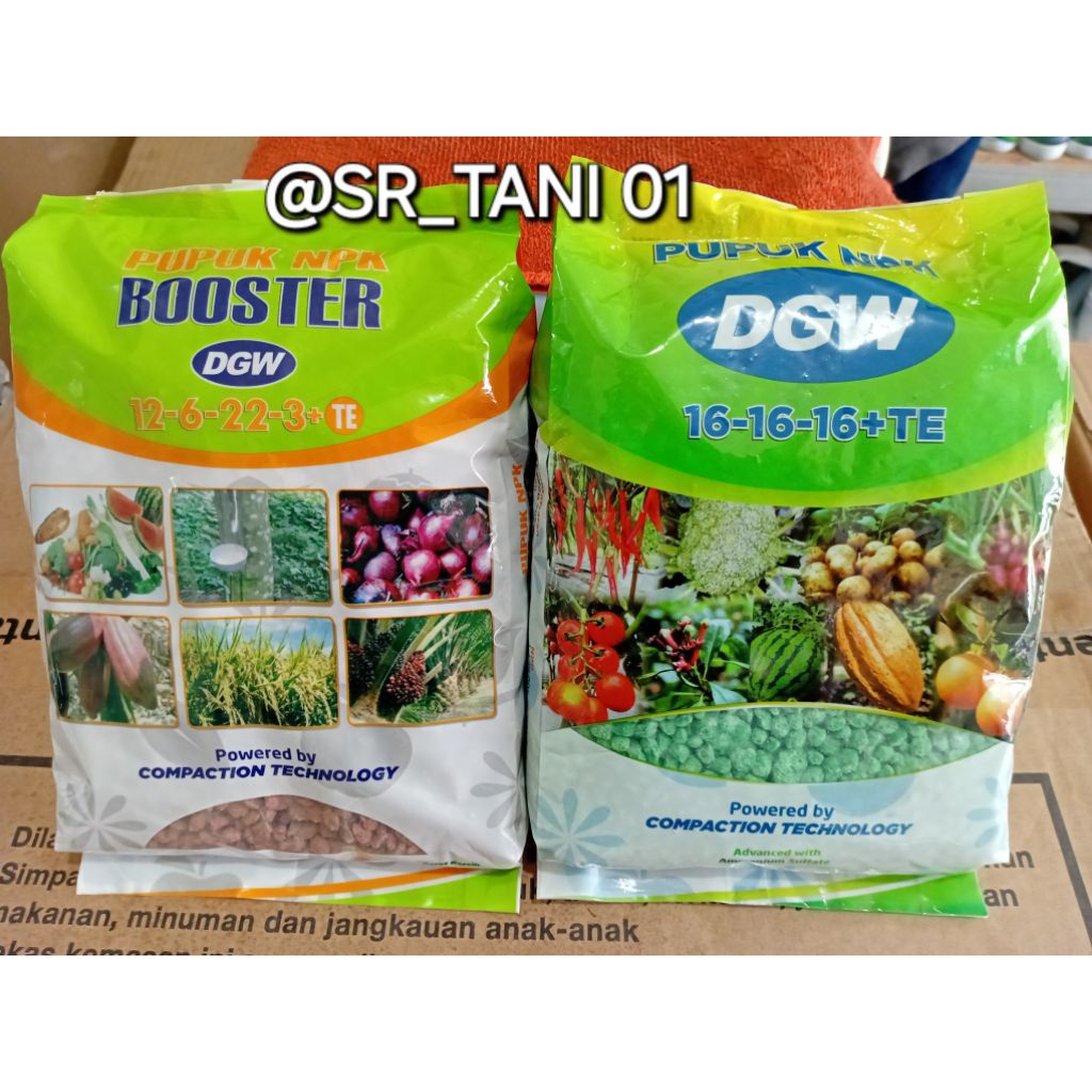 PUPUK NPK BOOSTER DAN PUPUK NPK DGW 1KG