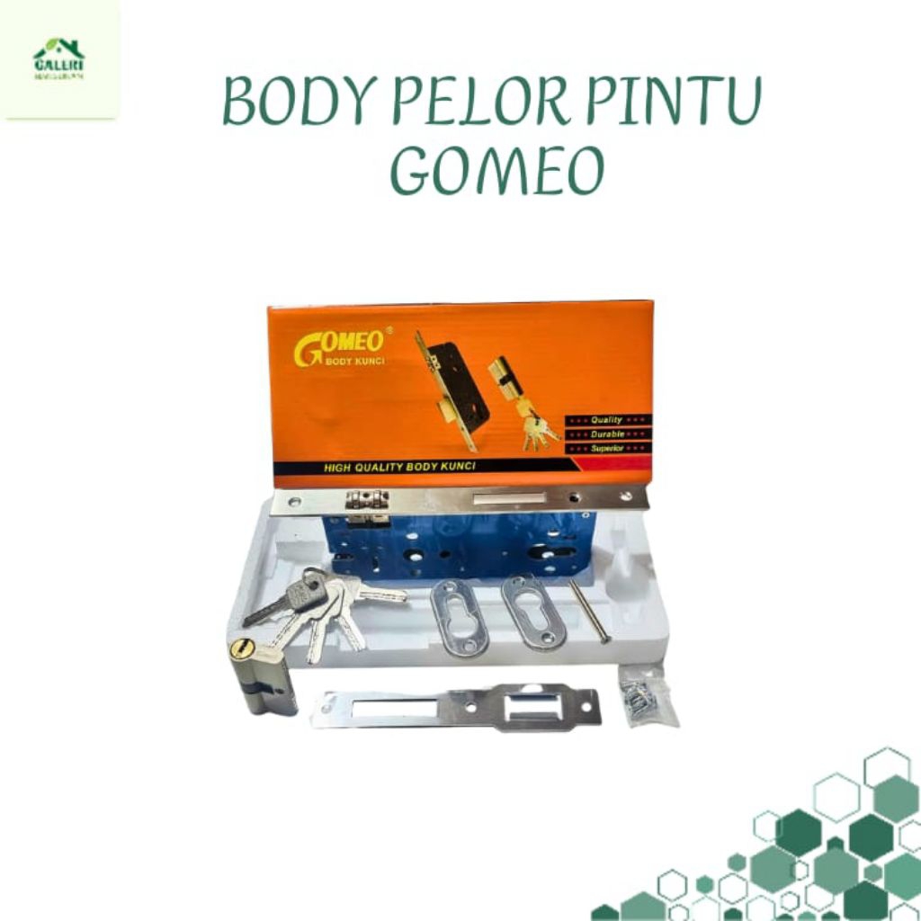 Body Pelor Pintu Kupu Tarung/Body kunci Merek Gomeo