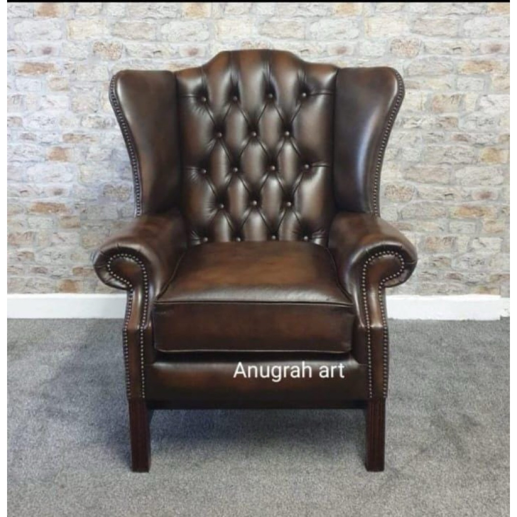 wing chair klasik sofa single klasik elegan mewah