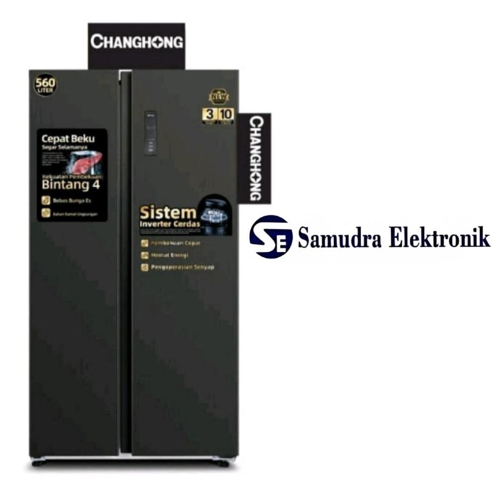 Kulkas Side By Side Changhong  FSS680NIB