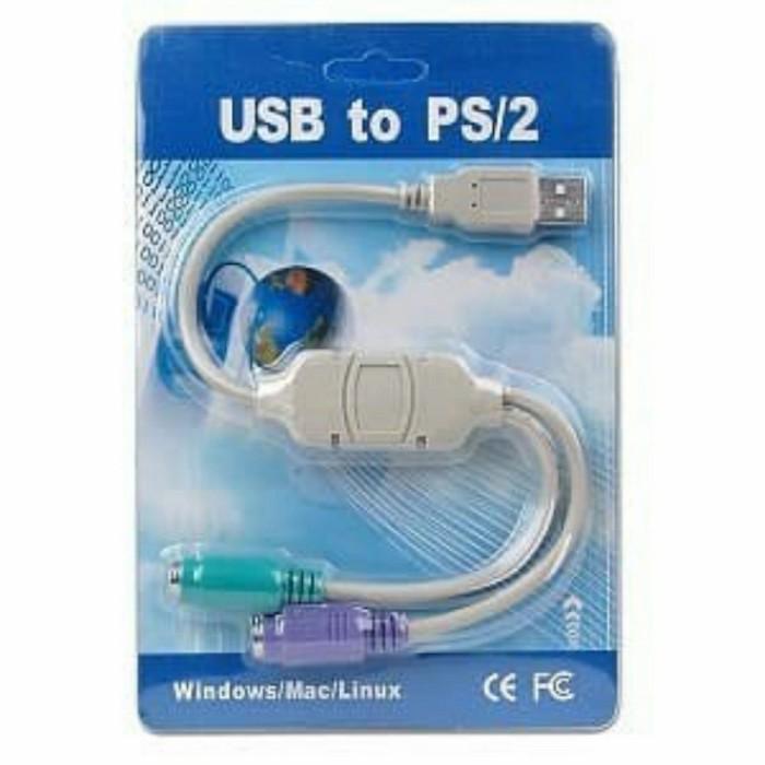 USB TO PS2 KABEL / Converter kabel USB to PS2 / cable usb to ps2