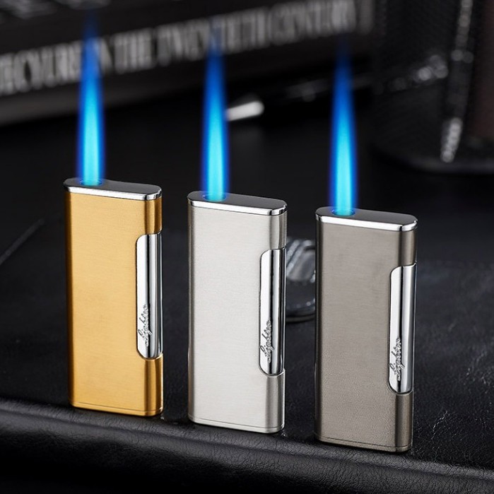 Korek Api Bara Slim Torch Jet Tahan Angin Isi Ulang - Merah