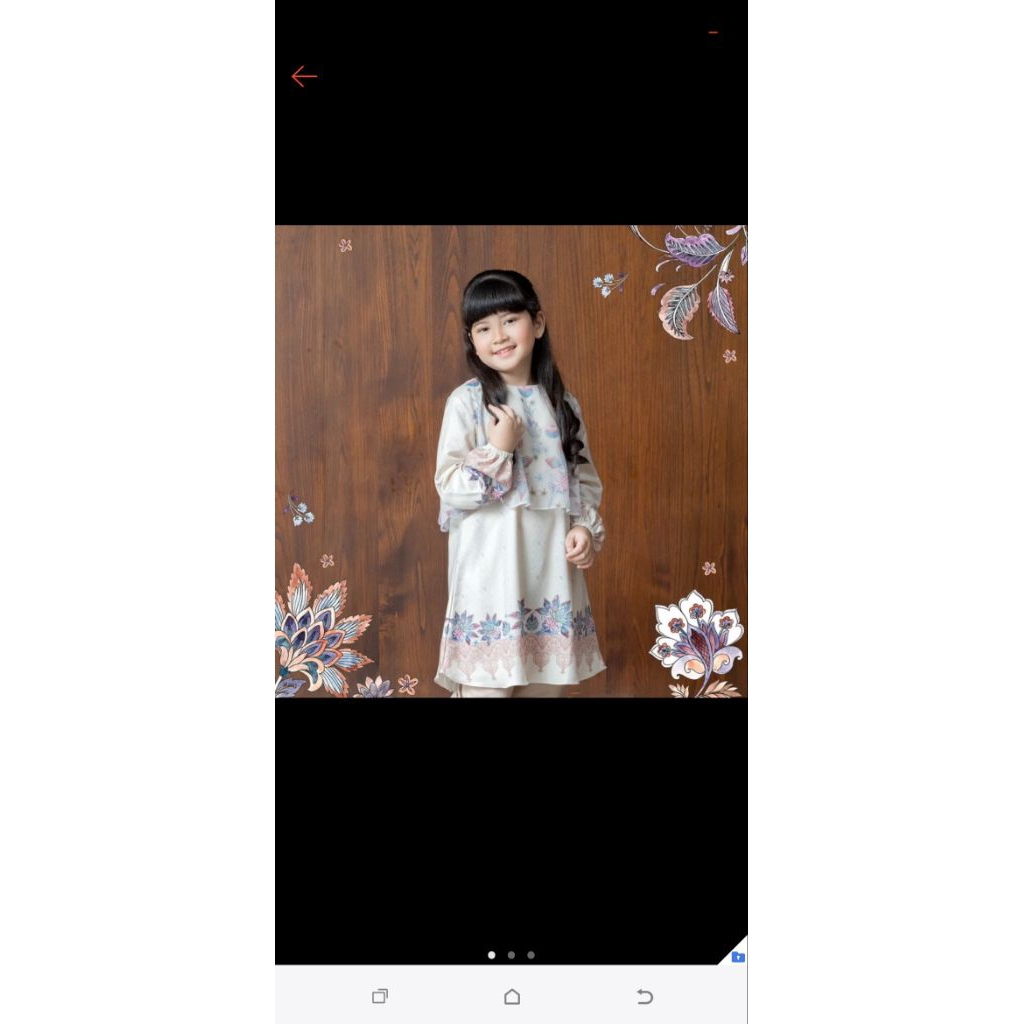 Tunik anak amima Nawasana (preloved)