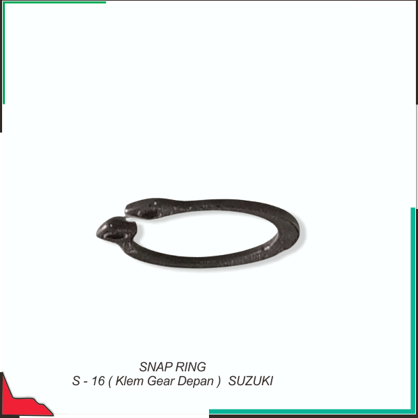 Snap Ring S - 16  ( Klem Gear Depan )  Suzuki