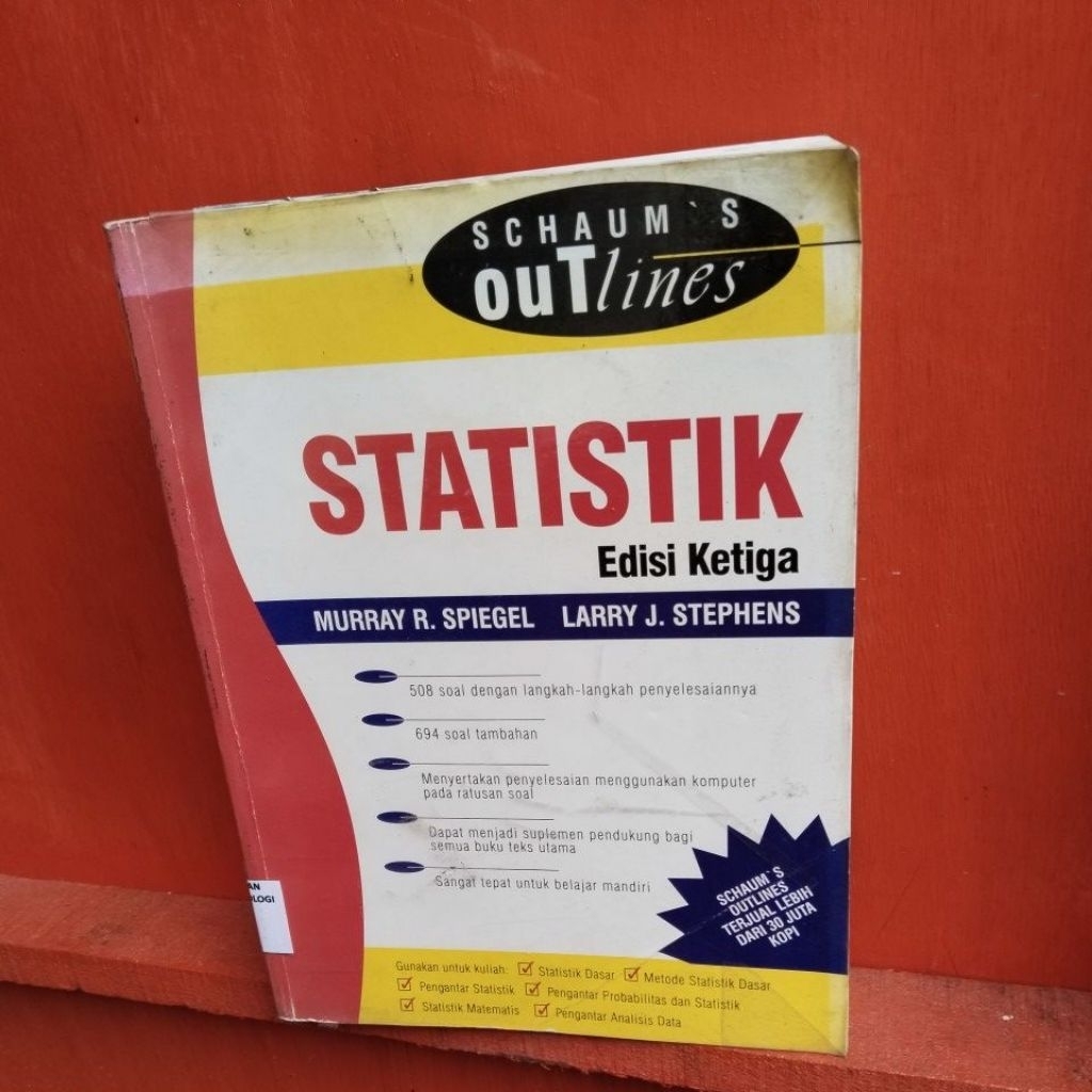 buku bekas original statistik schaum