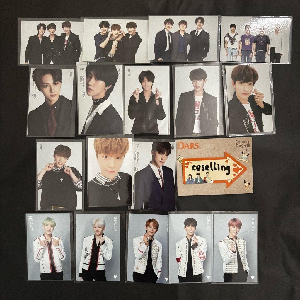 SEVENTEEN - Ideal Cut 2018 & Ideal Cut Final Encore Korea Official Trading Card TC (Clearance Sale)