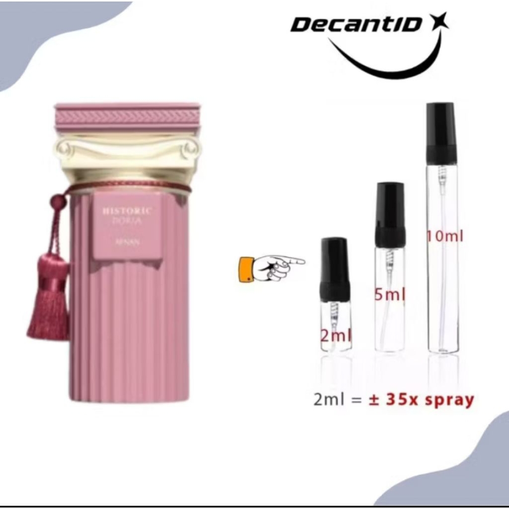 Decant Parfum Afnan Historic Doria 2ml 5ml 10ml