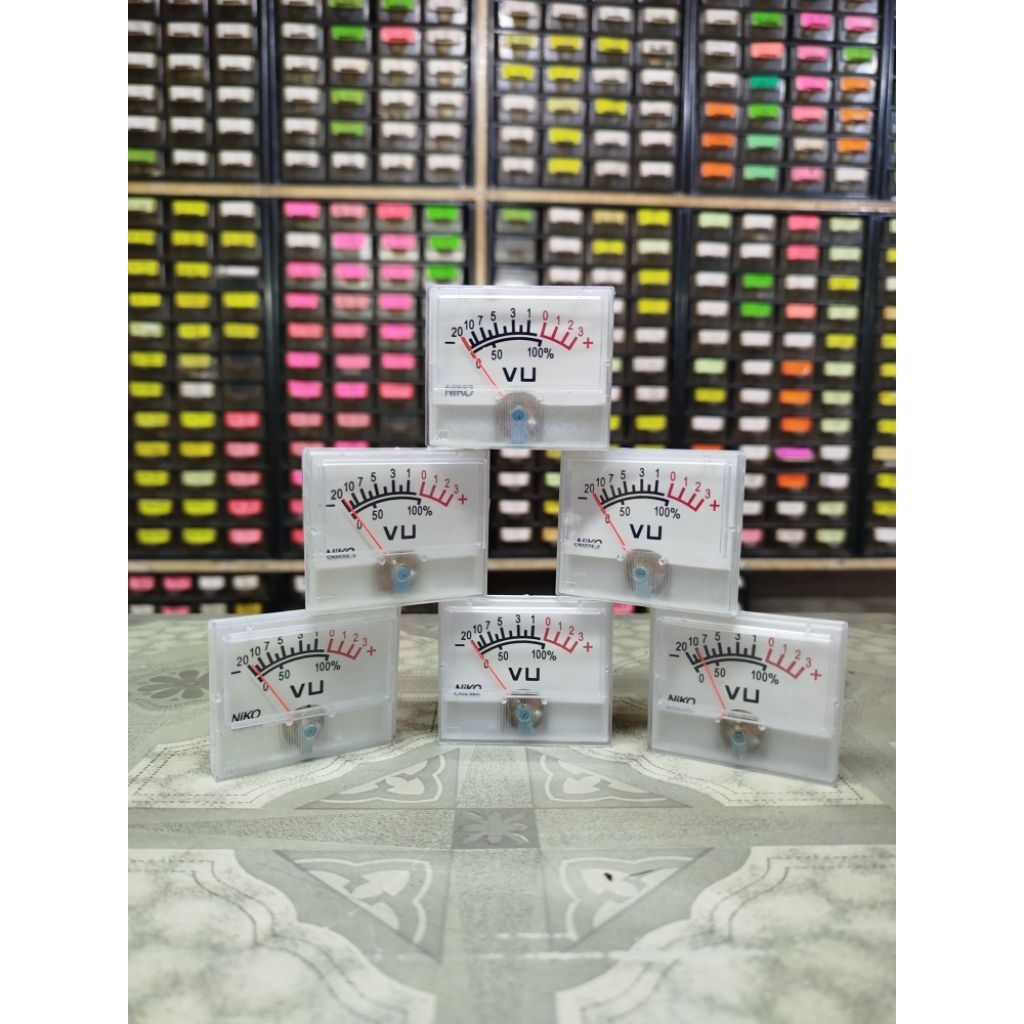 VU meter analog DC besar vu meter jarum DC besar