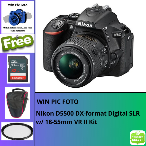 Kamera Nikon D5500 Kit 18-55mm VR / D5500 KIT / D5500 NIKON