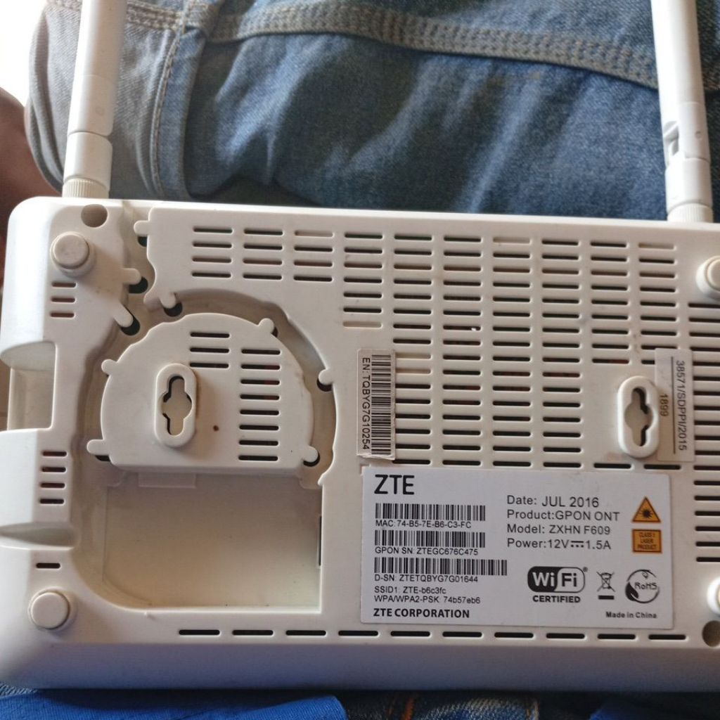 jual modem zte model ZXHN F609