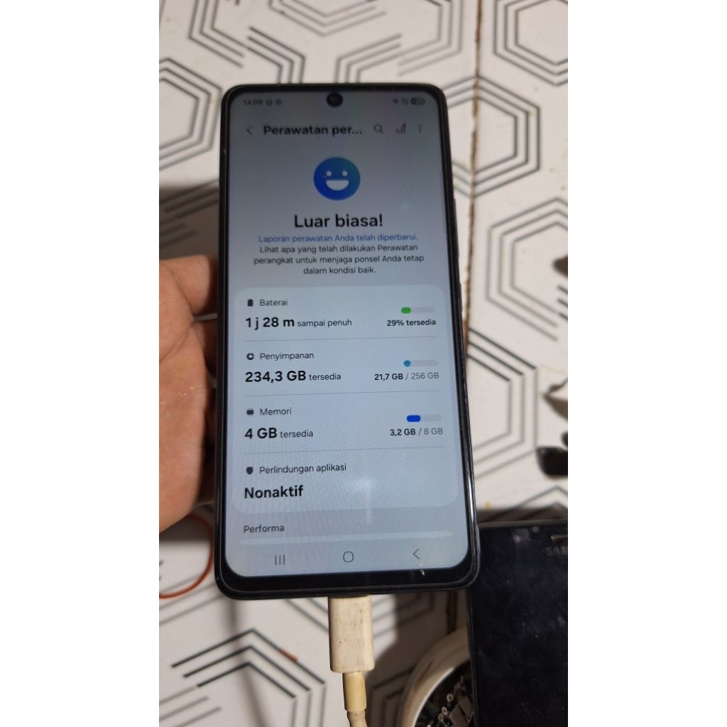 mesin samsung a53 minus kadang2 suka mati atau lestar