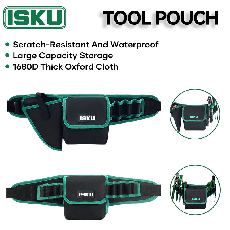 ISKU Tas Perkakas Tas Pinggang Perkakas - Tas Perkakas Tukang Mini Toolbag