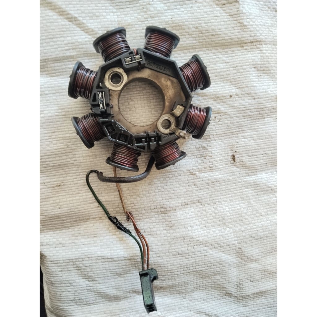 SPUL SUPRA X 125 INJEKSI MINUS KABEL YANG LAIN NORMAL ORIGINAL COPOTAN MOTOR