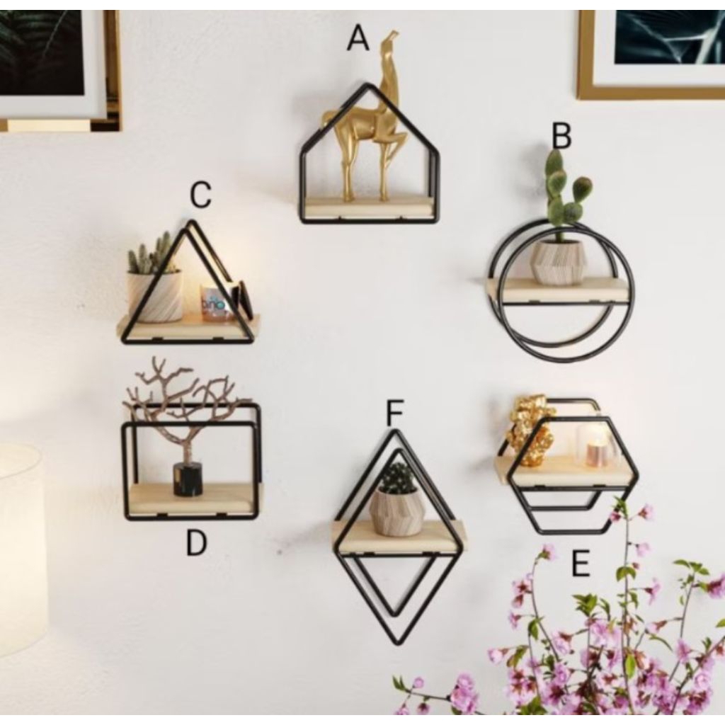 RAK DINDING HIASAN DINDING RAK AESTHETIC PAJANGAN HIASAN DINDING