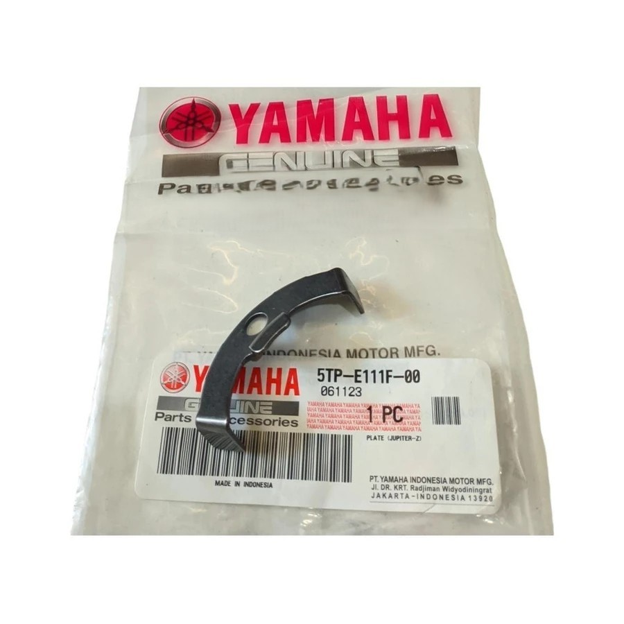 5TP-E111F-00 PLATE PLAT TAHANAN KANCINGAN KANCING NOKEN AS JUPITER VEGA ORI ORIGINAL YAMAHA YGP ASLI