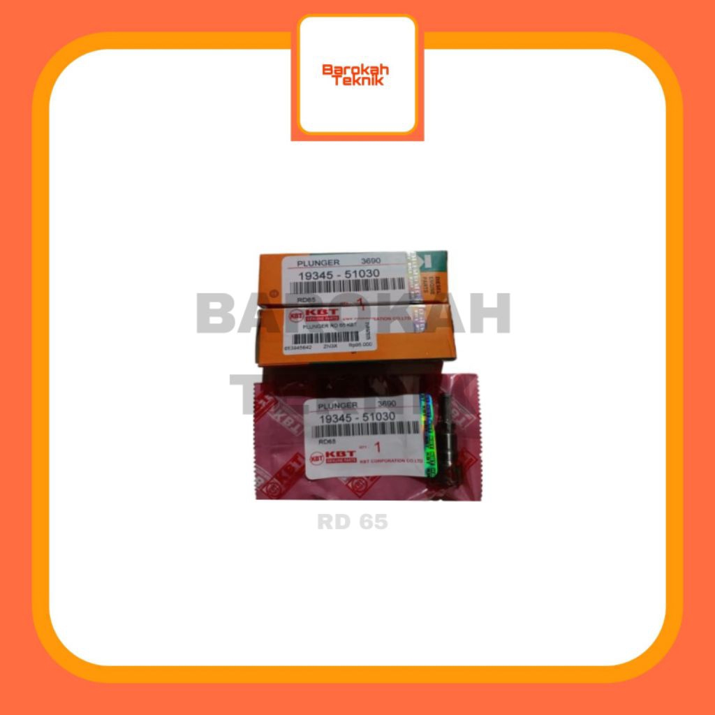 Plunger Assy / Plunger Diesel Kubota RD 65