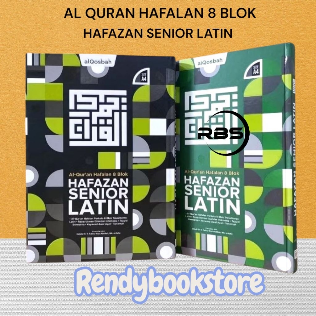 AL QURAN HAFAZAN SENIOR LATIN AL QURAN HAFALAN PERKATA LATIN 8 BLOK UKURAN A4