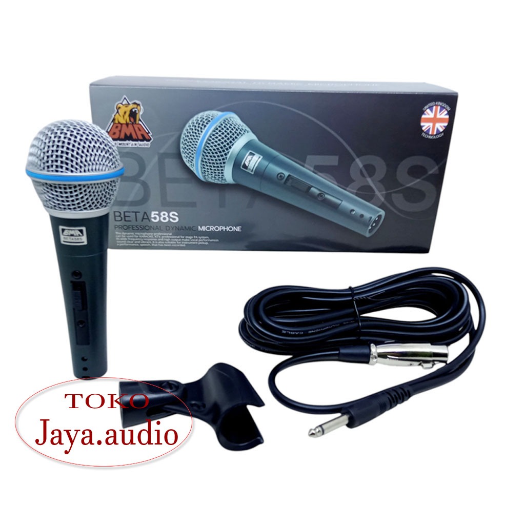 Mik Kabel BMA BETA 58S Original Microphone Cable Mic BMA Beta 58