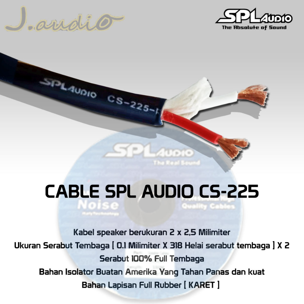 SPL AUDIO CS-225 - Kabel audio profesional SPL AUDIO CS-225 Per-Meter - JUAN AUDIO