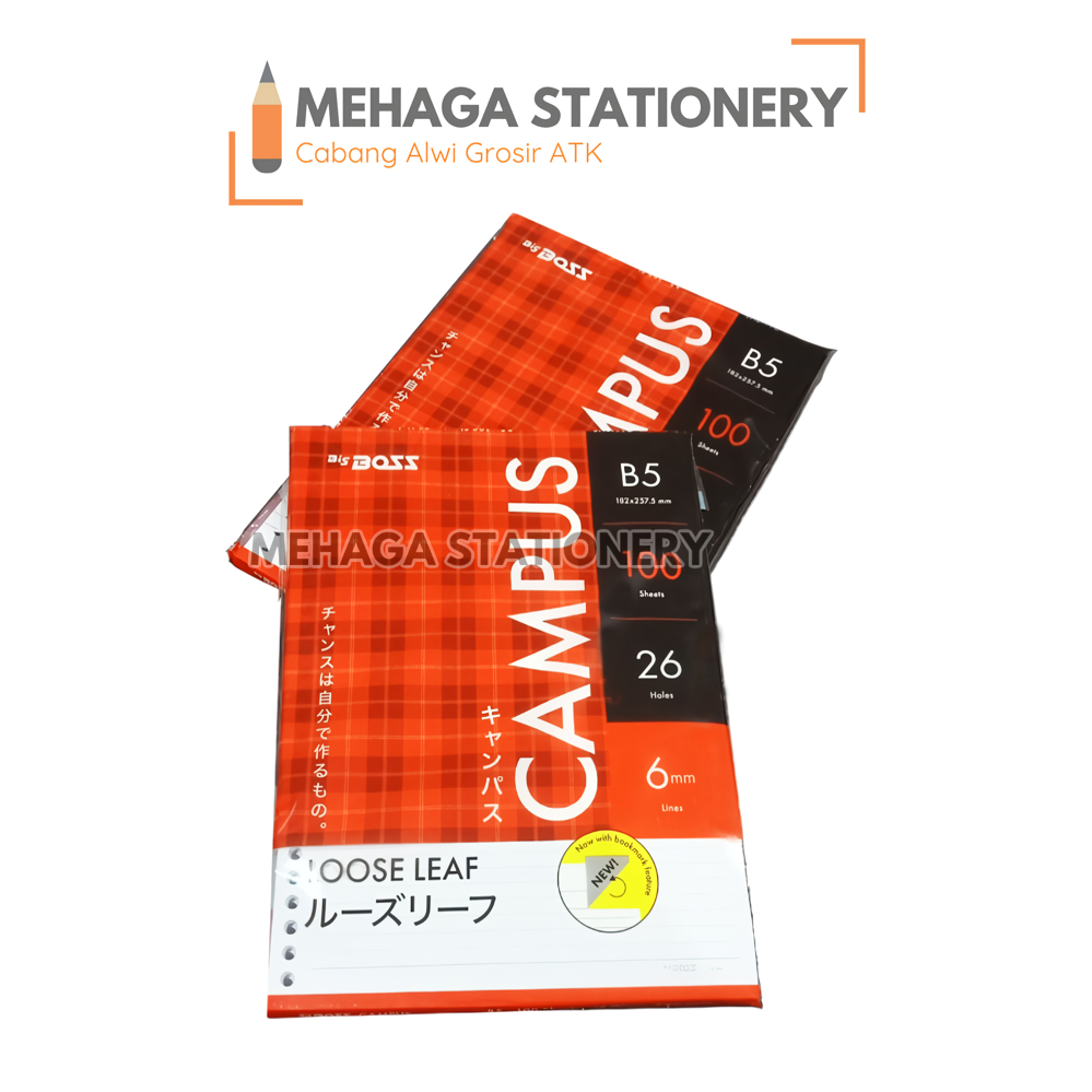 

Kertas Binder B5 Loose Leaf Isi 100 & 50 | 1 Pack