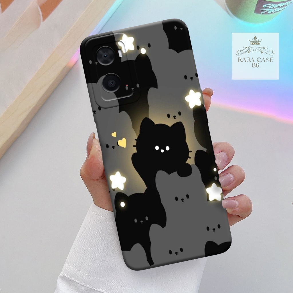 Case Oppo A76 / A96 - casing Oppo A76 - Motif case Kartun - Pelindung handphone - Oppo - Softcase Op