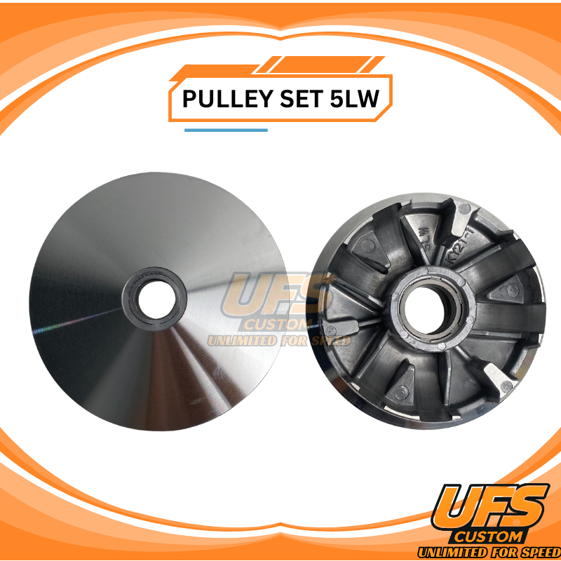 Pulley Set 5LW Mio Sporty Mio Soul Nouvo Karbu | CVT Racing Variasi Motor Matic