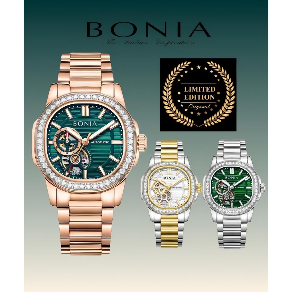 Jam tangan wanita Bonia limited Edition BNB10826 Series bonia Original limited Edition b20826 Automa