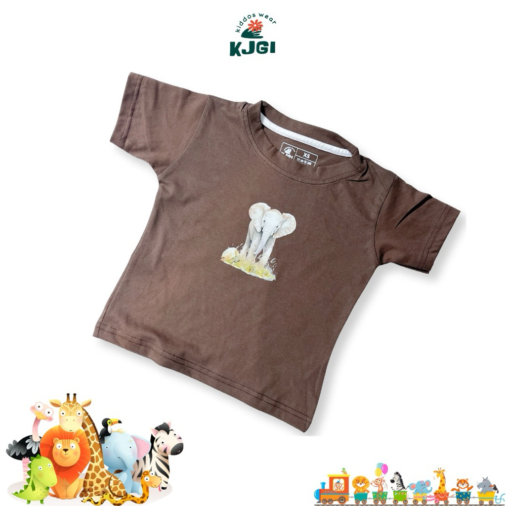 Baju Anak Polos Karakter Hewan