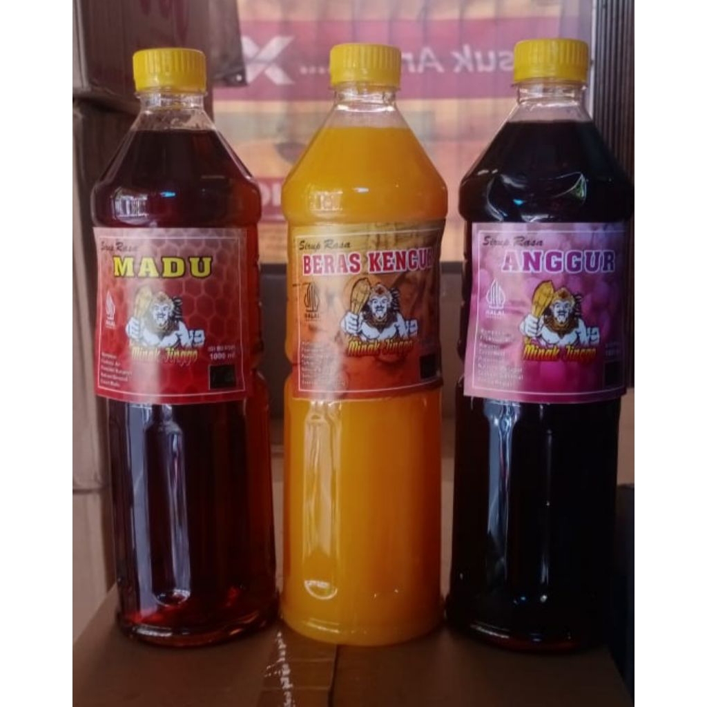 

Sirup Madu Sirup Beras Kencur Sirup Anggur 1 liter