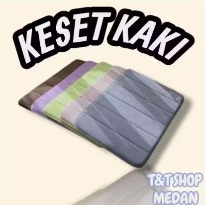 T&T SHOP - Keset Kaki Kamar Mandi Ruang Tamu Anti Slip Premium Mewah Berkualitas