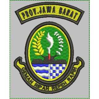 Bordir Timbul Pemprov Provinsi untuk Baju P3K ASN PNS POL PP
